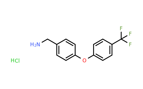 CAS 1188479-28-8 | (4-(4-(Trifluoromethyl)phenoxy)phenyl)methanamine hydrochloride