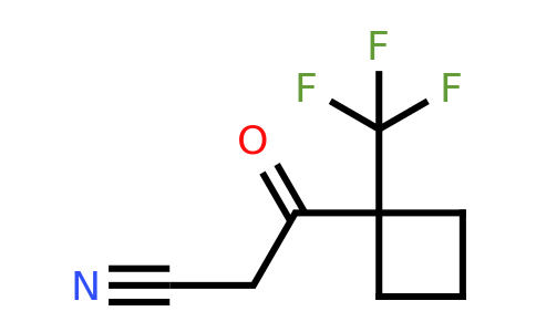 CAS 1188909-23-0 | 3-oxo-3-(1-(trifluoromethyl)cyclobutyl)propanenitrile