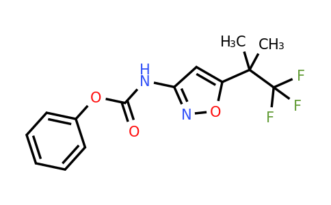 CAS 1188911-77-4 | Phenyl (5-(1,1,1-trifluoro-2-methylpropan-2-yl)isoxazol-3-yl)carbamate