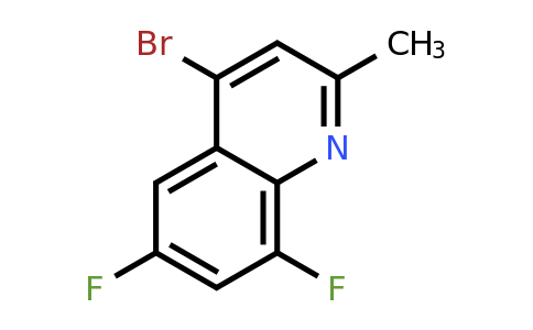 CAS 1189106-86-2 | 4-Bromo-6,8-difluoro-2-methylquinoline