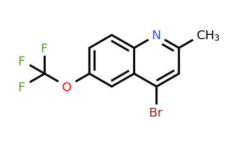 CAS 1189107-42-3 | 4-Bromo-2-methyl-6-(trifluoromethoxy)quinoline