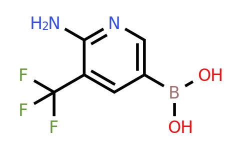 CAS 1189126-37-1 | 2-Amino-3-(trifluoromethyl)-pyridine-5-boronic acid