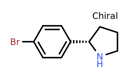 CAS 1189152-82-6 | (S)-2-(4-Bromophenyl)pyrrolidine