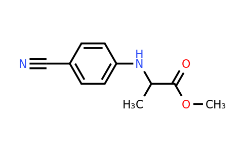 CAS 1189318-86-2 | methyl 2-[(4-cyanophenyl)amino]propanoate