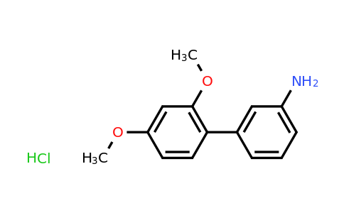 CAS 1189425-56-6 | 2',4'-Dimethoxy-[1,1'-biphenyl]-3-amine hydrochloride