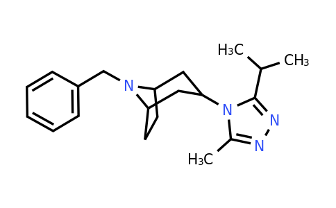 CAS 1189427-66-4 | 8-Benzyl-3-(3-isopropyl-5-methyl-4H-1,2,4-triazol-4-yl)-8-aza-bicyclo[3.2.1]octane