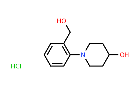 CAS 1189437-95-3 | 1-(2-(Hydroxymethyl)phenyl)piperidin-4-ol hydrochloride