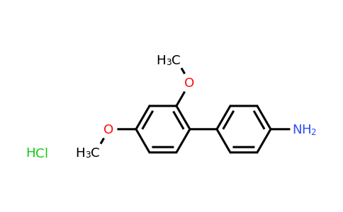 CAS 1189468-02-7 | 2',4'-Dimethoxy-[1,1'-biphenyl]-4-amine hydrochloride