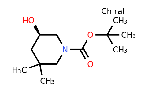 CAS 1189570-45-3 | 1-​Piperidinecarboxylic acid, 5-​hydroxy-​3,​3-​dimethyl-​, 1,​1-​dimethylethyl ester, (5R)​-