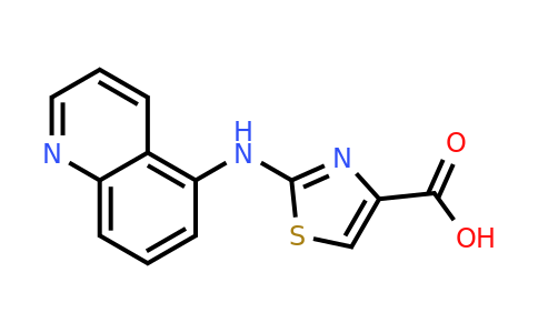 CAS 1189749-55-0 | 2-(Quinolin-5-ylamino)thiazole-4-carboxylic acid