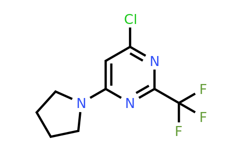 CAS 1189872-15-8 | 4-Chloro-6-(pyrrolidin-1-yl)-2-(trifluoromethyl)pyrimidine