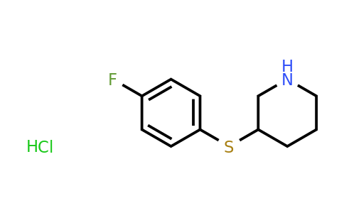 CAS 1189952-56-4 | 3-((4-Fluorophenyl)thio)piperidine hydrochloride