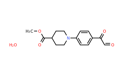 CAS 1189977-22-7 | 1-[4-(2-Oxoacetyl)phenyl]piperidine-4-carboxylic acid methyl ester hydrate