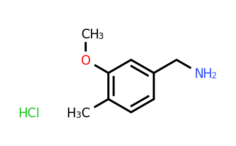 CAS 1190000-43-1 | (3-methoxy-4-methylphenyl)methanamine hydrochloride