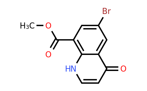 CAS 1190198-14-1 | Methyl 6-bromo-4-oxo-1,4-dihydroquinoline-8-carboxylate