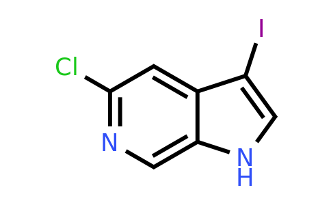 CAS 1190310-51-0 | 5-chloro-3-iodo-1H-pyrrolo[2,3-c]pyridine