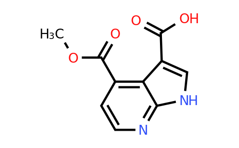CAS 1190310-86-1 | 4-(methoxycarbonyl)-1H-pyrrolo[2,3-b]pyridine-3-carboxylic acid