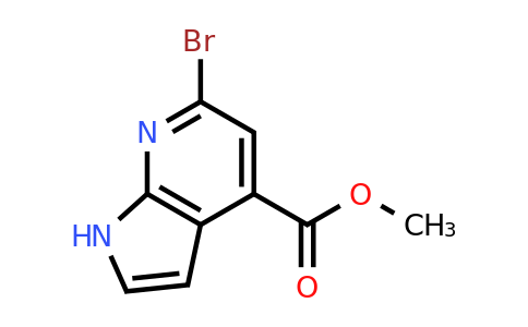 CAS 1190315-53-7 | methyl 6-bromo-1H-pyrrolo[2,3-b]pyridine-4-carboxylate