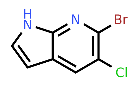 CAS 1190317-87-3 | 6-bromo-5-chloro-1H-pyrrolo[2,3-b]pyridine