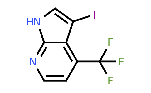 CAS 1190320-56-9 | 3-iodo-4-(trifluoromethyl)-1H-pyrrolo[2,3-b]pyridine