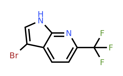 CAS 1190320-80-9 | 3-bromo-6-(trifluoromethyl)-1H-pyrrolo[2,3-b]pyridine