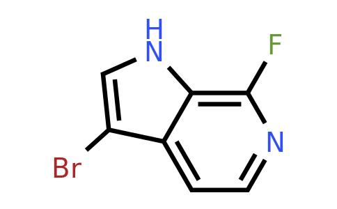 CAS 1190320-95-6 | 3-bromo-7-fluoro-1H-pyrrolo[2,3-c]pyridine