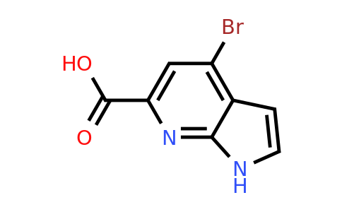CAS 1190321-81-3 | 4-bromo-1H-pyrrolo[2,3-b]pyridine-6-carboxylic acid