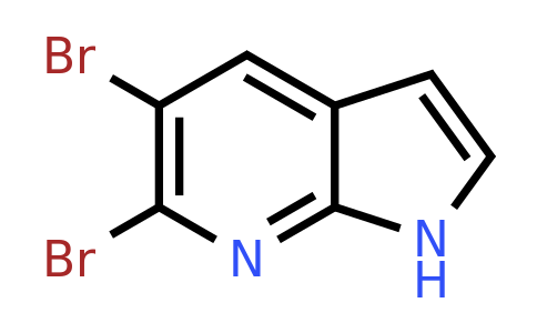 CAS 1190322-07-6 | 5,6-dibromo-1H-pyrrolo[2,3-b]pyridine