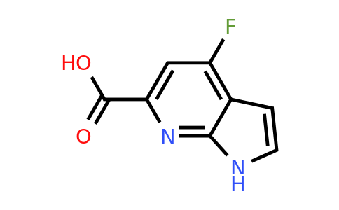 CAS 1190322-19-0 | 4-fluoro-1H-pyrrolo[2,3-b]pyridine-6-carboxylic acid