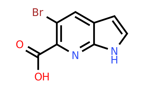 CAS 1190322-26-9 | 5-bromo-1H-pyrrolo[2,3-b]pyridine-6-carboxylic acid