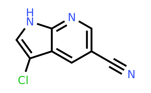 CAS 1190322-46-3 | 3-chloro-1H-pyrrolo[2,3-b]pyridine-5-carbonitrile