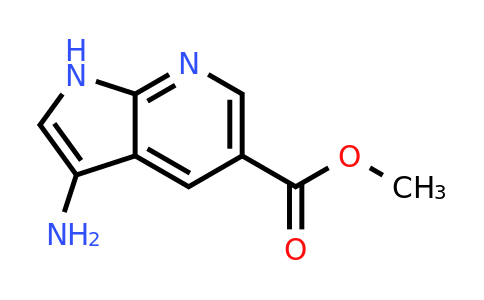 CAS 1190322-62-3 | methyl 3-amino-1H-pyrrolo[2,3-b]pyridine-5-carboxylate