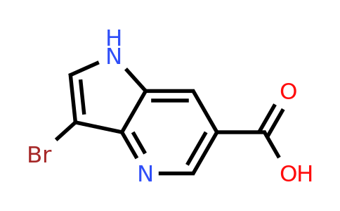 CAS 1190322-94-1 | 3-bromo-1H-pyrrolo[3,2-b]pyridine-6-carboxylic acid