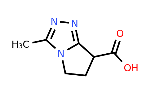 3-methyl-5H,6H,7H-pyrrolo[2,1-c][1,2,4]triazole-7-carboxylic acid