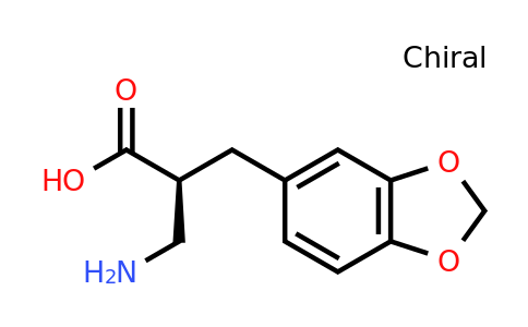 CAS 1190597-14-8 | (S)-2-Aminomethyl-3-benzo[1,3]dioxol-5-YL-propionic acid