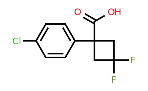 CAS 1190643-85-6 | 1-(4-chlorophenyl)-3,3-difluorocyclobutane-1-carboxylic acid