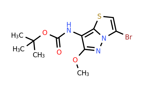CAS 1190854-65-9 | (3-Bromo-6-methoxy-pyrazolo[5,1-b]thiazol-7-yl)-carbamic acid tert-butyl ester