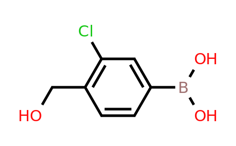 CAS 1190875-60-5 | [3-chloro-4-(hydroxymethyl)phenyl]boronic acid