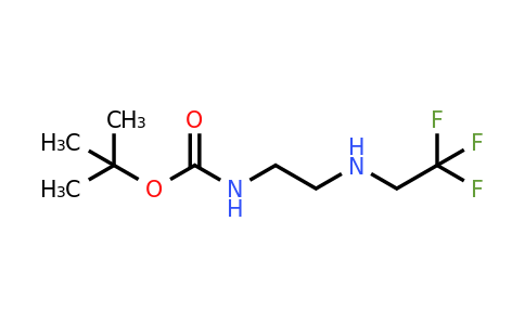 CAS 1190890-14-2 | tert-Butyl n-(2-[(2,2,2-trifluoroethyl)amino]ethyl)carbamate