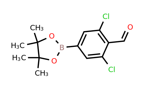 CAS 1190989-28-6 | 2,6-Dichloro-4-(4,4,5,5-tetramethyl-1,3,2-dioxaborolan-2-yl)-benzaldehyde