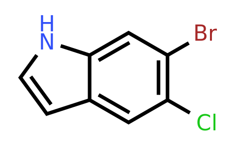 CAS 1191028-50-8 | 6-Bromo-5-chloro-1H-indole