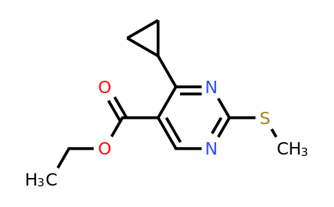 CAS 1191094-23-1 | Ethyl 4-cyclopropyl-2-(methylthio)pyrimidine-5-carboxylate