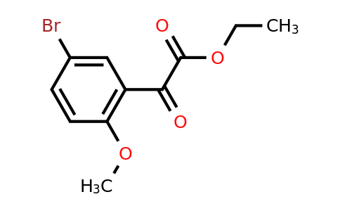 CAS 1191261-77-4 | Ethyl 2-(5-bromo-2-methoxyphenyl)-2-oxoacetate