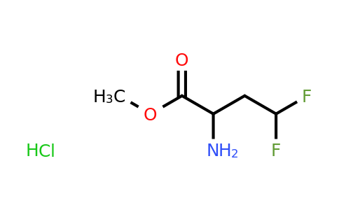 CAS 1192000-88-6 | methyl 2-amino-4,4-difluorobutanoate hydrochloride