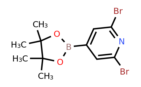 CAS 1192037-24-3 | 2,6-Dibromo-4-(4,4,5,5-tetramethyl-1,3,2-dioxaborolan-2-YL)pyridine
