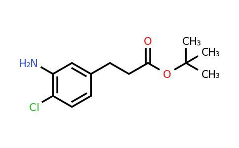CAS 1192040-21-3 | tert-Butyl 3-(3-amino-4-chlorophenyl)propanoate