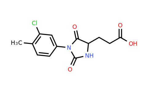 CAS 1192227-74-9 | 3-[1-(3-Chloro-4-methylphenyl)-2,5-dioxoimidazolidin-4-yl]propanoic acid