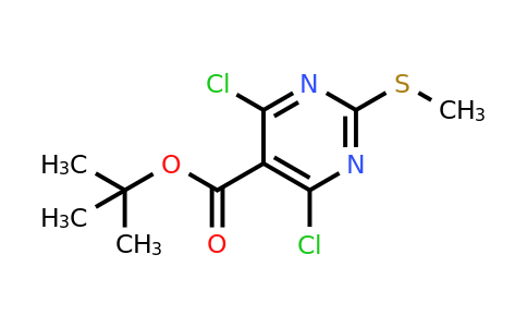 CAS 1192308-10-3 | tert-Butyl 4,6-dichloro-2-(methylthio)pyrimidine-5-carboxylate