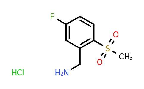 CAS 1192347-84-4 | 5-Fluoro-2-methanesulfonyl-benzylamine hydrochloride
