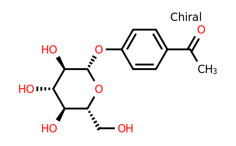 CAS 1192351-89-5 | 1-(4-(((2S,3R,4S,5S,6R)-3,4,5-Trihydroxy-6-(hydroxymethyl)tetrahydro-2H-pyran-2-yl)oxy)phenyl)ethanone